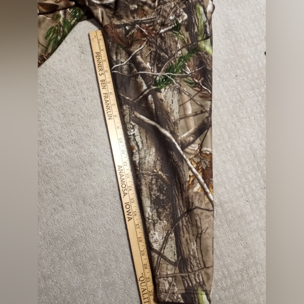 Scent Lok Full Season Base Layer Realtree Fleece Camo Jacket Mens Size Large - Picture 9 of 16